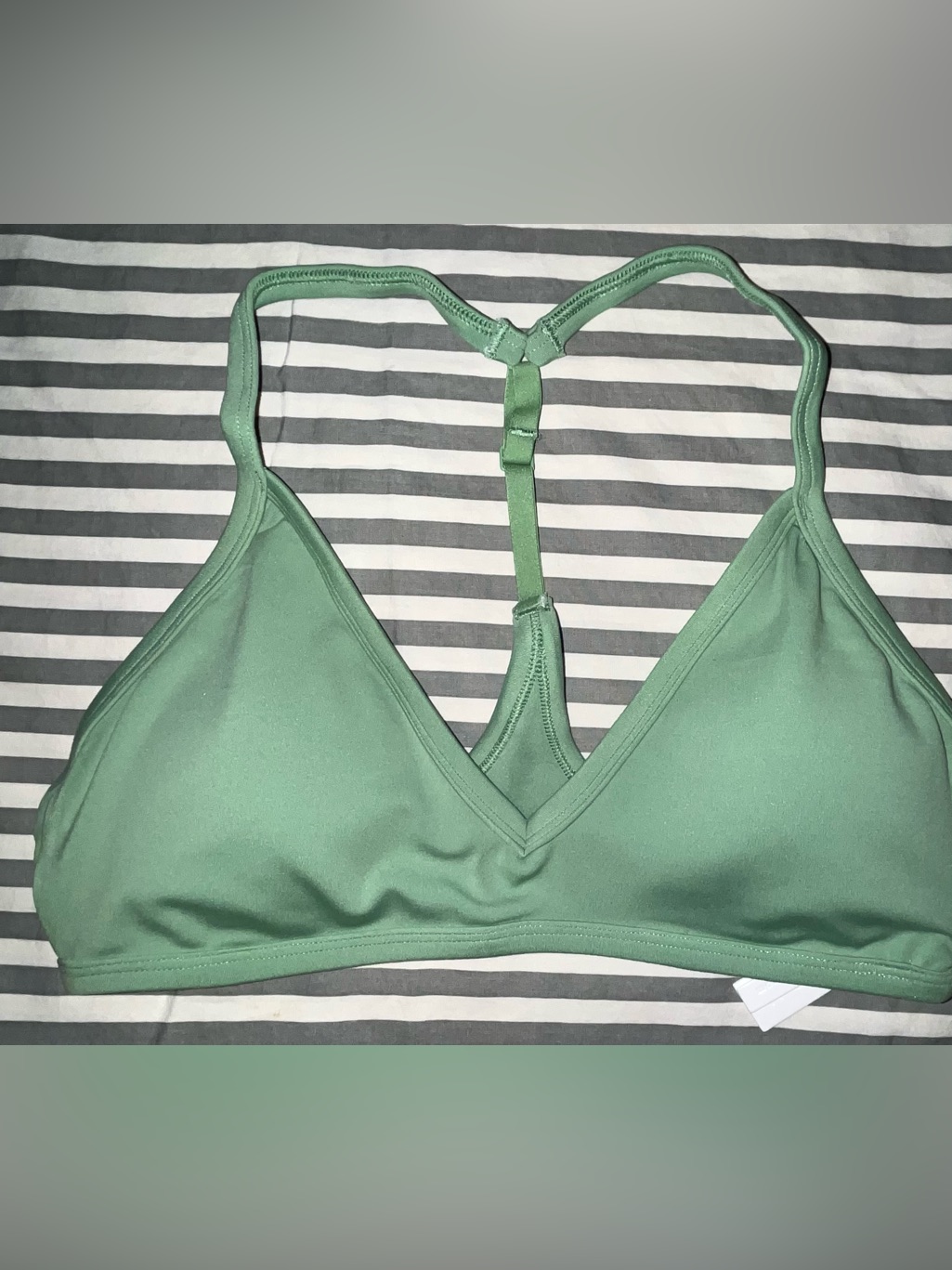 Paragon Fitwear Reluna Bare Sports Bra + Ace Mid-Rise Mini Skort In Matcha Sz M — image 2 of 8